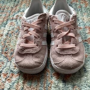 Adidas Gazelles Pink Toddler size:6